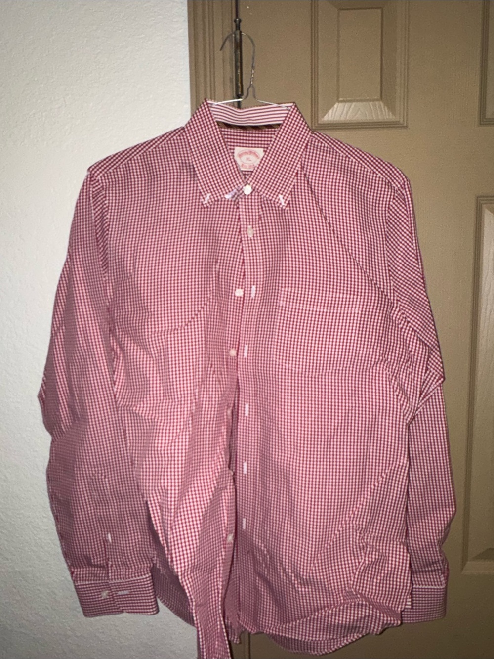 Brooks Brothers Red Gingham Button-Down Shirt